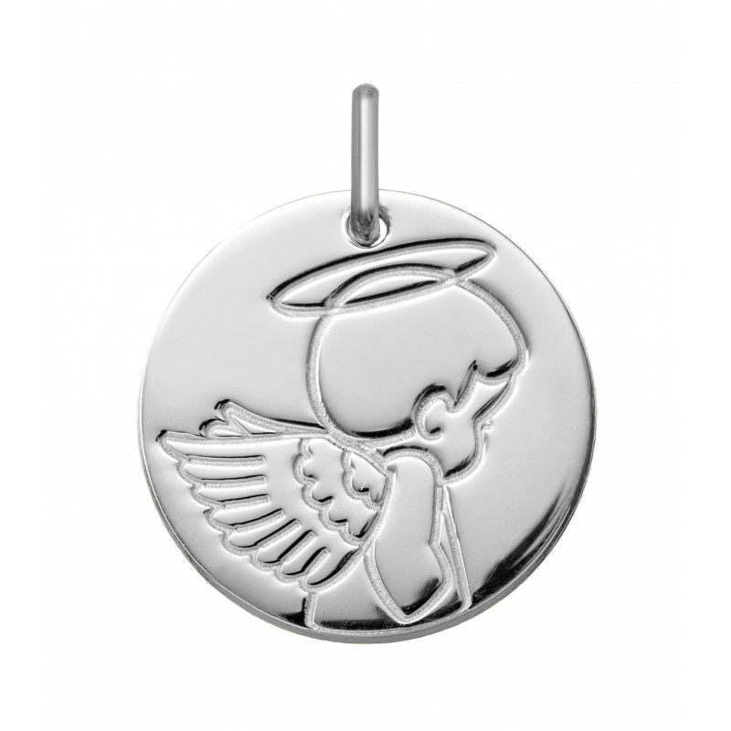 Médaille ange en argent