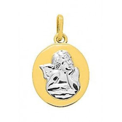 Médaille ange 2 ors
