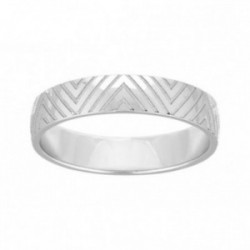 Alliance homme or blanc