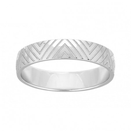 Alliance homme or blanc