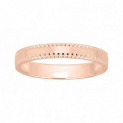 Alliance femme or rose