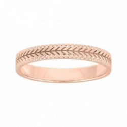 Alliance femme or rose