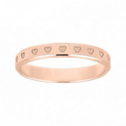 Alliance femme or rose