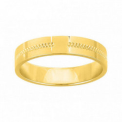 Alliance homme or jaune