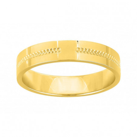 Alliance homme or jaune
