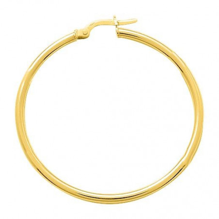 Créoles or jaune 375/1000ème