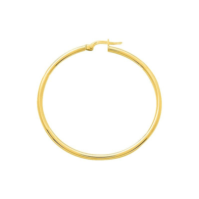 Créoles or jaune 375/1000ème