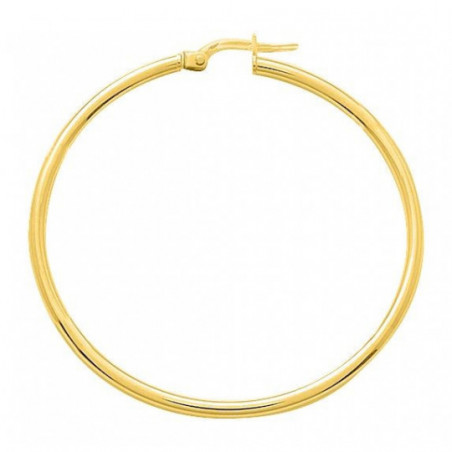 Créoles or jaune 375/1000ème