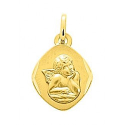 Médaille ange or jaune