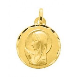 Médaille vierge or jaune