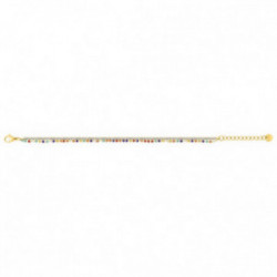 Bracelet acier doré