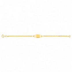 Gourmette bébé or jaune 375/1000ème