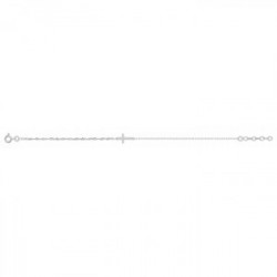 Bracelet argent et croix