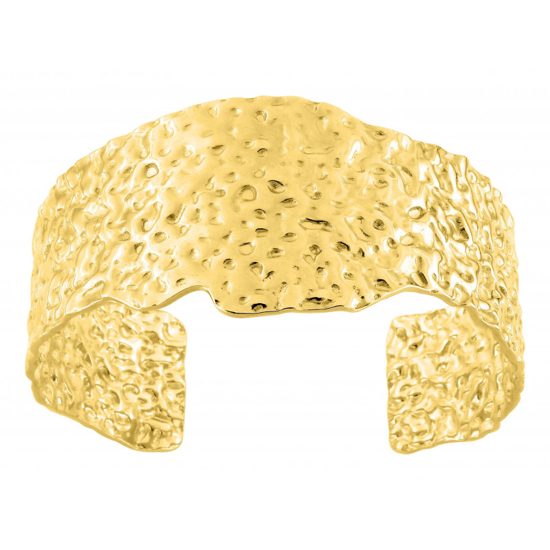 Manchette acier doré