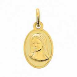 Médaille vierge or jaune