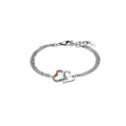 Bracelet acier femme Lotus style