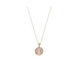 Collier acier femme Lotus style