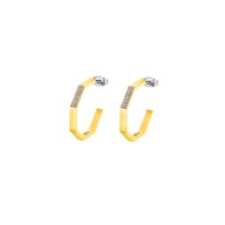 Boucles d'oreilles acier femme Lotus