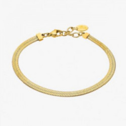 Bracelet acier femme Lotus
