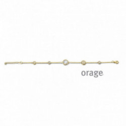 Bracelet femme Plaqué or et oxydes