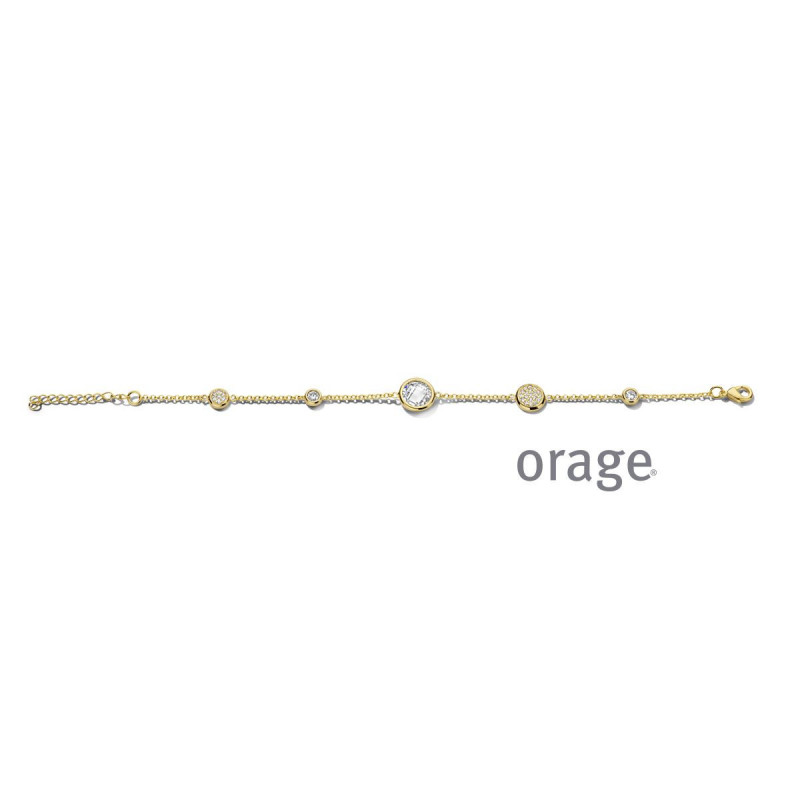 Bracelet femme Plaqué or et oxydes