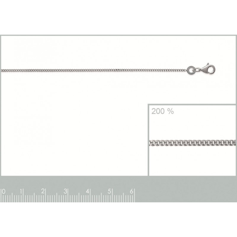 Chaine argent 925/1000ème maille gourmette