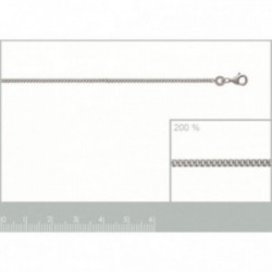 Chaine argent 925/1000ème maille gourmette