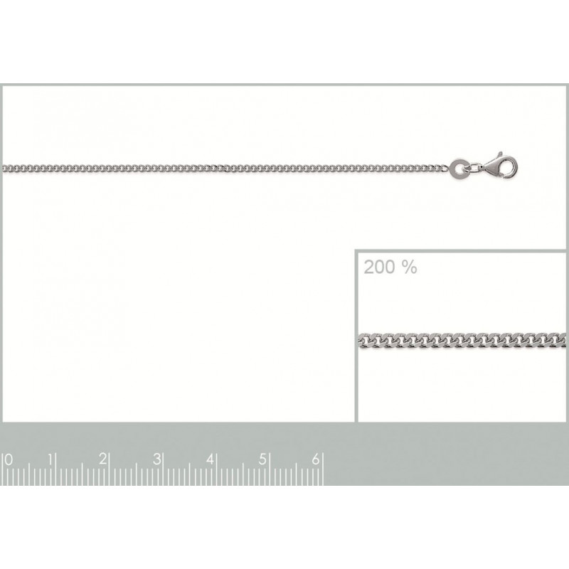 Chaine argent 925/1000ème maille gourmette