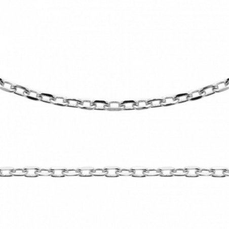 Chaine argent 925/1000ème maille forçat