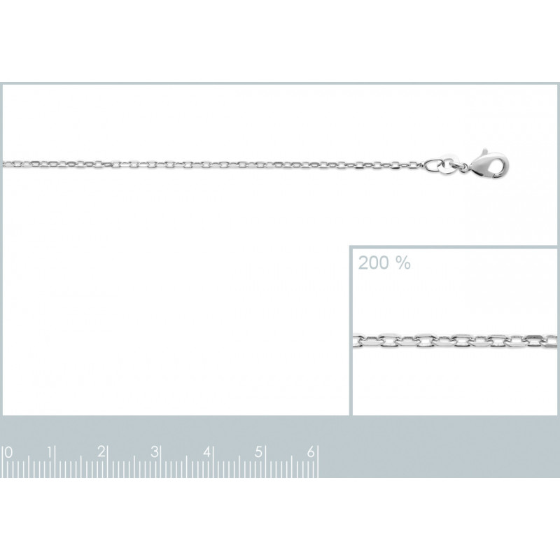Chaine argent 925/1000ème maille forçat