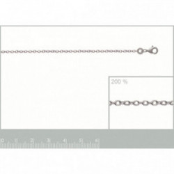 Chaine argent 925/1000ème maille forçat