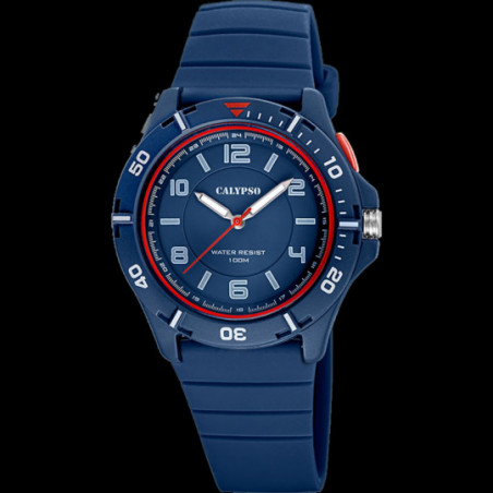 Montre homme Calypso bleu