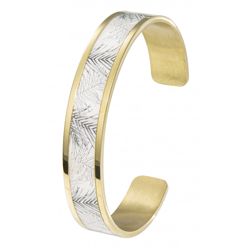 Petite manchette L.Garden fougère noire