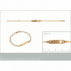 Gourmette enfant/bébé plaqué or