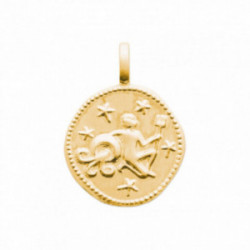 Médaille signe astrologique plaqué or
