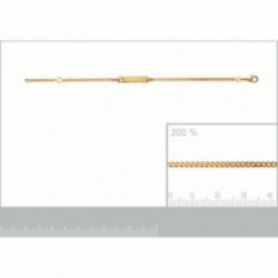 Identité bébé en plaqué or