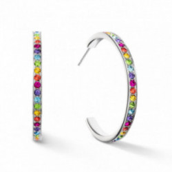 Créoles acier Coeur de Lion