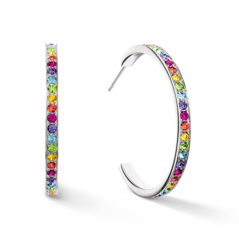 Créoles acier Coeur de Lion