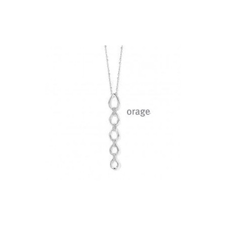 Collier argent et oxydes