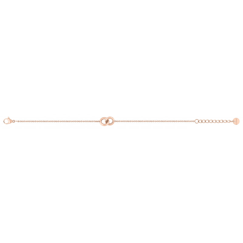 Bracelet acier rosé femme