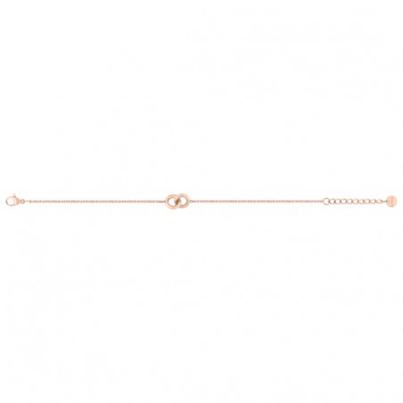 Bracelet acier rosé femme