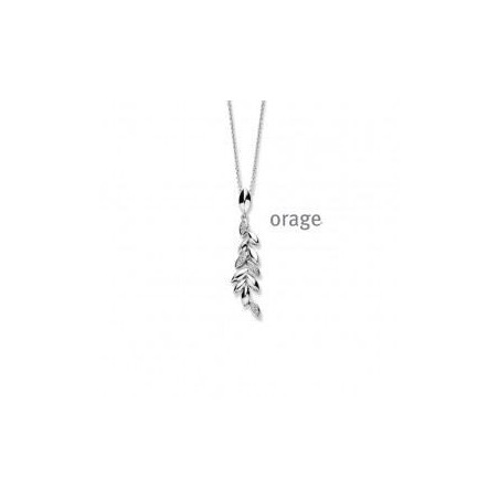 Collier femme argent et oxydes