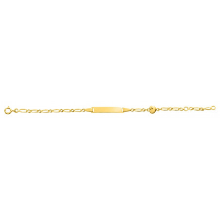 Bracelet identité bébé coeur