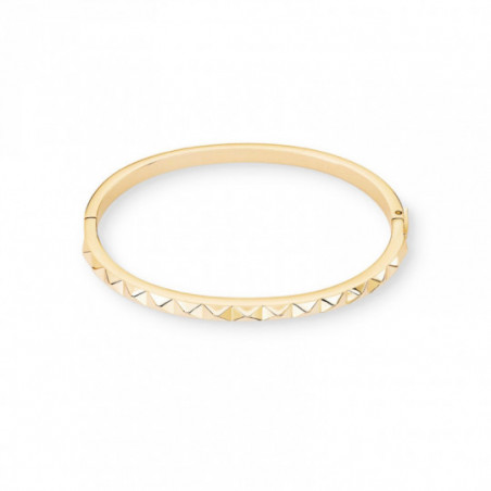 Bracelet acier doré Coeur de Lion