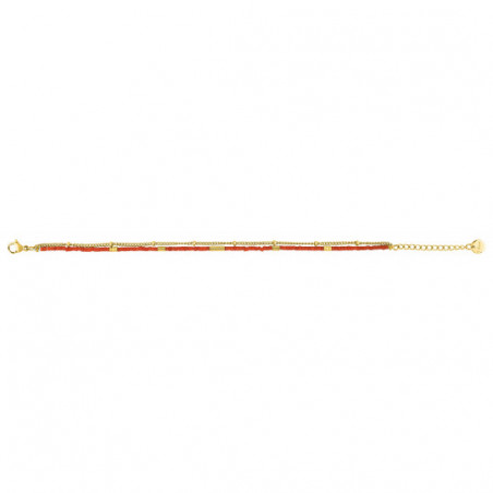 Bracelet acier doré femme