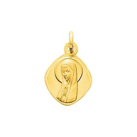 Médaille vierge plaqué or