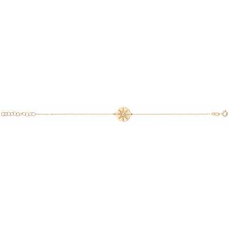 Bracelet argent doré femme