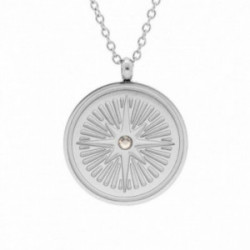 Collier acier femme