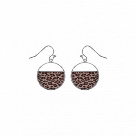 Boucles d'oreilles acier  femme