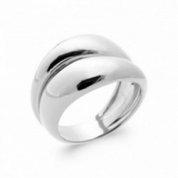 Bague volume argent